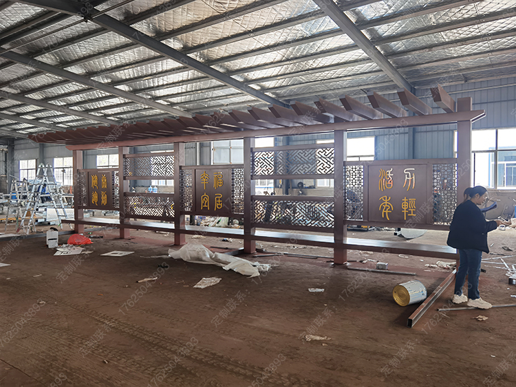 钢结构景观廊架葡萄架