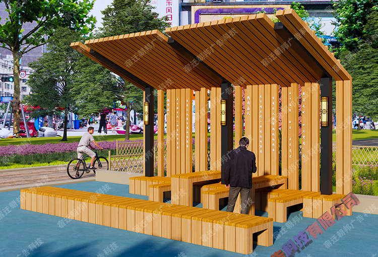 钢结构景观廊架