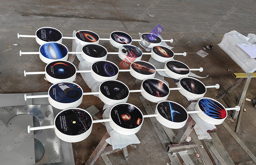 西藏宇宙星空翻转景墙